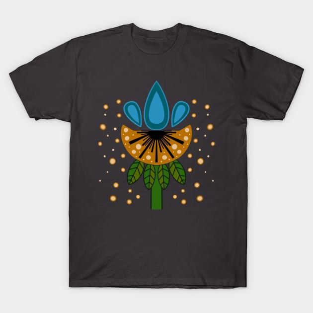 Water Drops on Dandelion T-Shirt by wildjellybeans